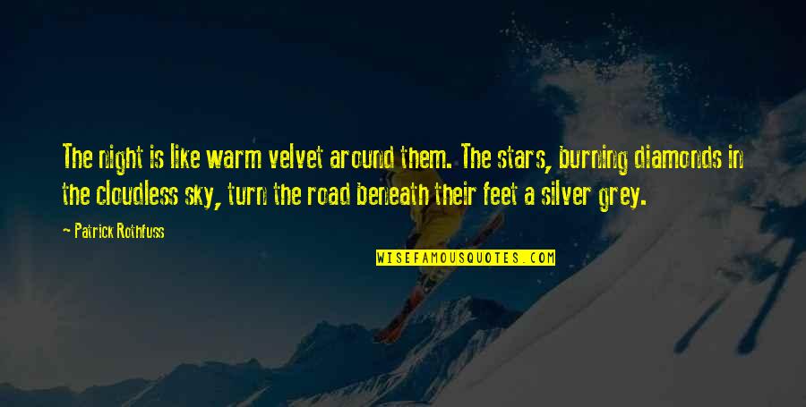 Anaphora Movie Quotes By Patrick Rothfuss: The night is like warm velvet around them. Anaphora Movie Quotes By Patrick Rothfuss: The night is like warm velvet around them.