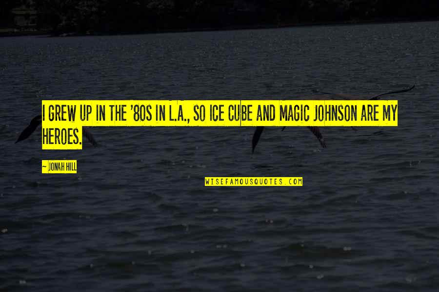 Anarchapulco Quotes By Jonah Hill: I grew up in the '80s in L.A.,