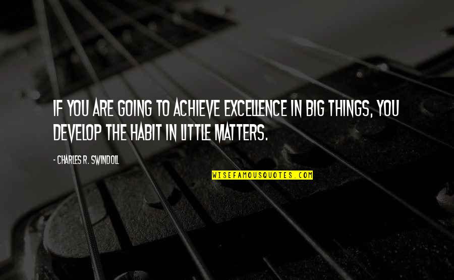 Anarchiste Quotes By Charles R. Swindoll: If you are going to achieve excellence in Anarchiste Quotes By Charles R. Swindoll: If you are going to achieve excellence in