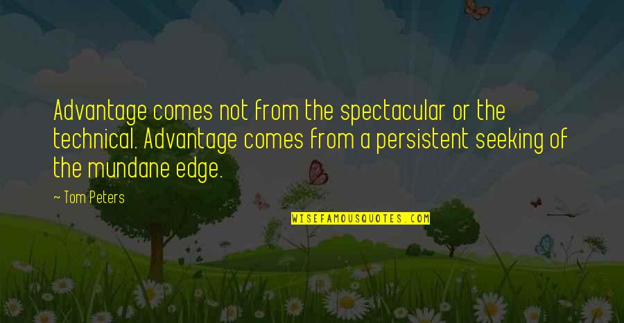 Anatidae Wikipedia Quotes By Tom Peters: Advantage comes not from the spectacular or the Anatidae Wikipedia Quotes By Tom Peters: Advantage comes not from the spectacular or the
