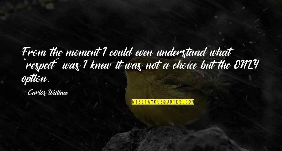 Anatomia Lui Grey Quotes By Carlos Wallace: From the moment I could even understand what Anatomia Lui Grey Quotes By Carlos Wallace: From the moment I could even understand what