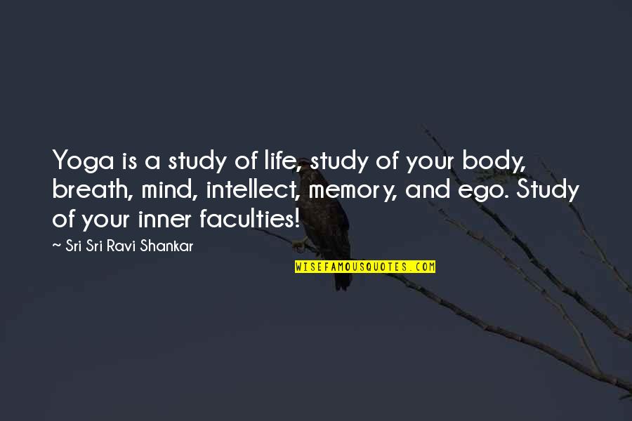 Ancient Grecian Quotes By Sri Sri Ravi Shankar: Yoga is a study of life, study of