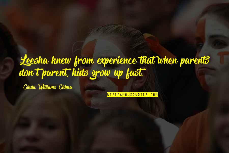 Ancient Pharaoh Quotes By Cinda Williams Chima: Leesha knew from experience that when parents don't Ancient Pharaoh Quotes By Cinda Williams Chima: Leesha knew from experience that when parents don't