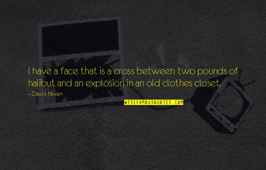 And Clothes Quotes By David Niven: I have a face that is a cross And Clothes Quotes By David Niven: I have a face that is a cross