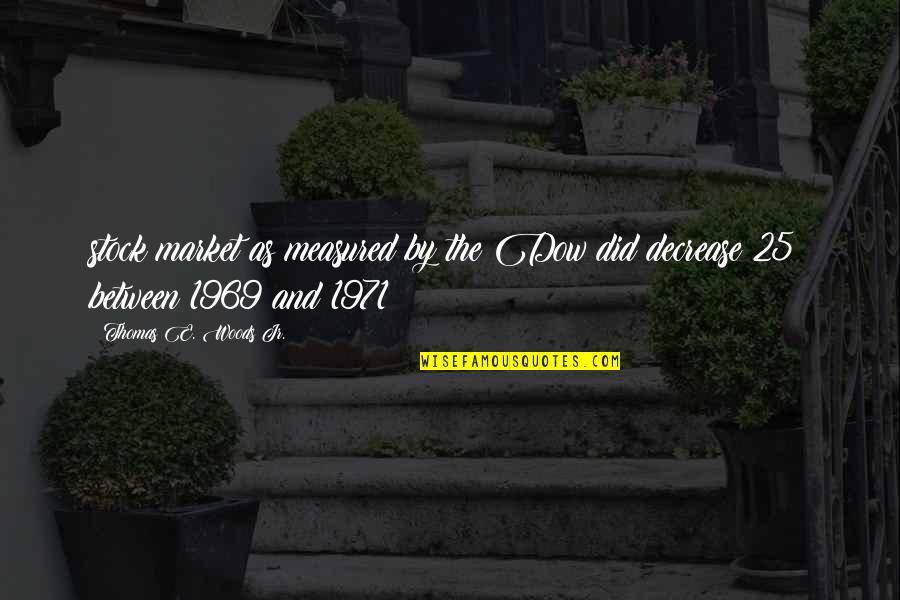 And Stock Quotes By Thomas E. Woods Jr.: stock market as measured by the Dow did