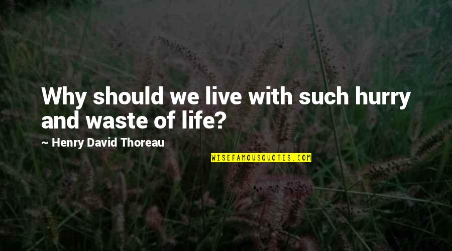 Andif Functions Quotes By Henry David Thoreau: Why should we live with such hurry and Andif Functions Quotes By Henry David Thoreau: Why should we live with such hurry and