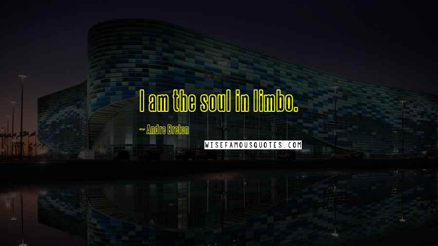 Andre Breton quotes: I am the soul in limbo.