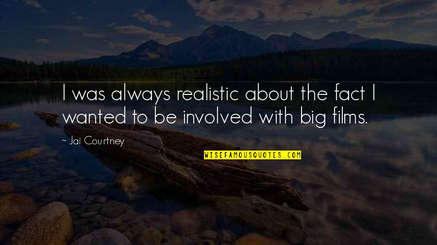 Andre Godin Quote Quotes By Jai Courtney: I was always realistic about the fact I