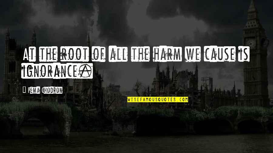 Andresthesgiants Quotes By Pema Chodron: At the root of all the harm we Andresthesgiants Quotes By Pema Chodron: At the root of all the harm we