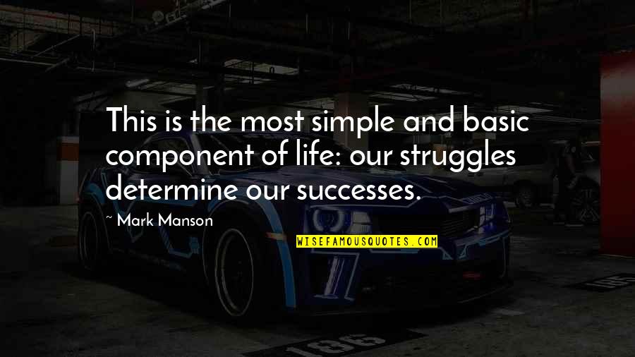 Andreus Resort Quotes By Mark Manson: This is the most simple and basic component Andreus Resort Quotes By Mark Manson: This is the most simple and basic component