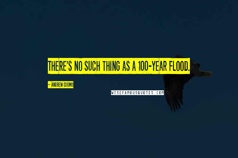 Andrew Cuomo quotes: There's no such thing as a 100-year flood.