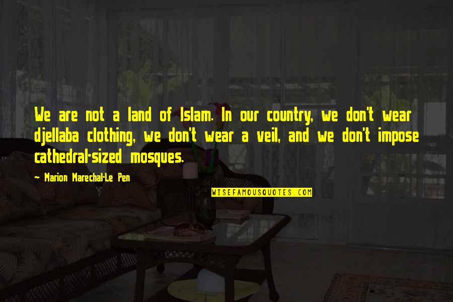 Andrianos Pizza Quotes By Marion Marechal-Le Pen: We are not a land of Islam. In