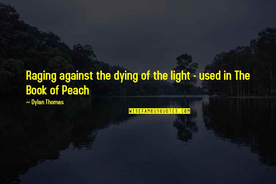 Andy Ripley Quotes By Dylan Thomas: Raging against the dying of the light -