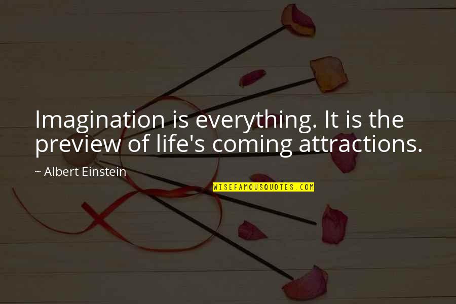 Anecdotage Quotes By Albert Einstein: Imagination is everything. It is the preview of