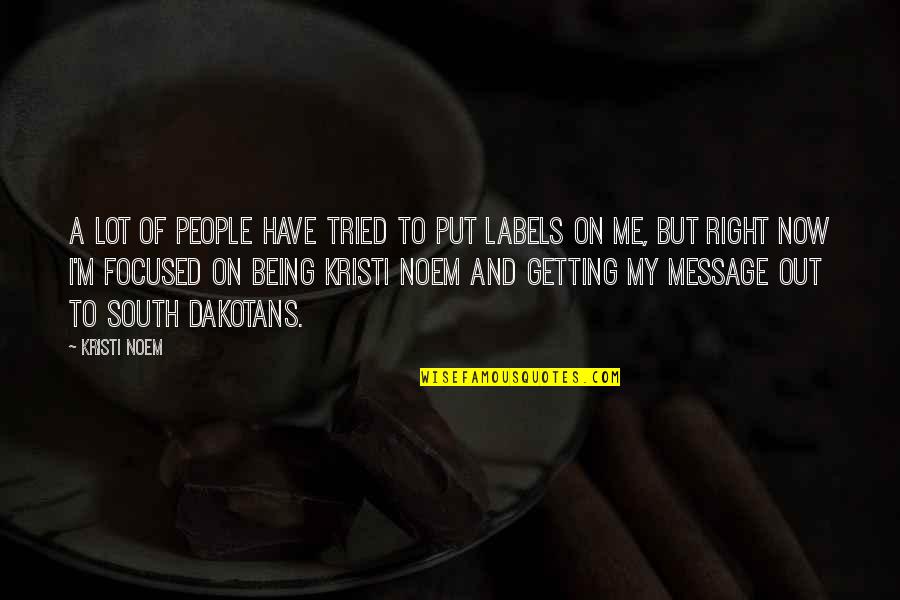Aneliya Hristova Quotes By Kristi Noem: A lot of people have tried to put Aneliya Hristova Quotes By Kristi Noem: A lot of people have tried to put