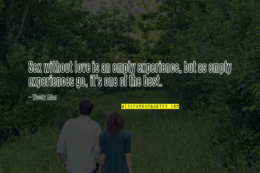 Ang Tanga Ko Quotes By Woody Allen: Sex without love is an empty experience, but