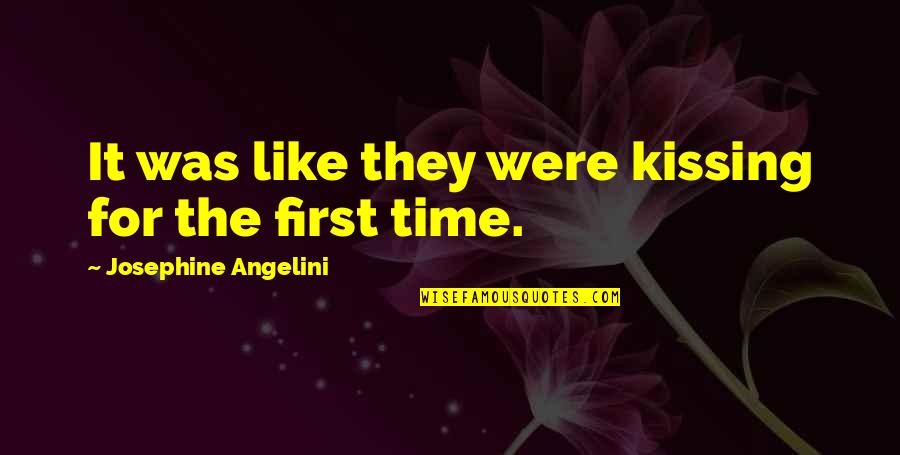Angelini Quotes By Josephine Angelini: It was like they were kissing for the