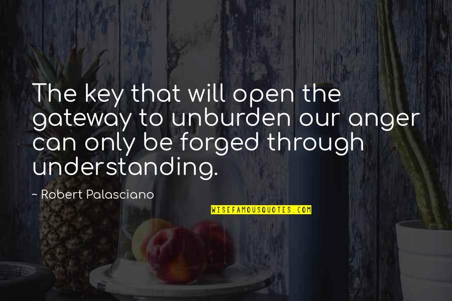 Anger Inspirational Quotes By Robert Palasciano: The key that will open the gateway to