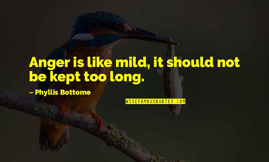 Anger Is Quotes By Phyllis Bottome: Anger is like mild, it should not be Anger Is Quotes By Phyllis Bottome: Anger is like mild, it should not be