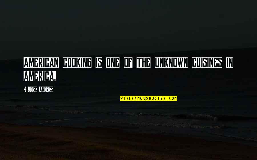 Angi Stock Quote Quotes By Jose Andres: American cooking is one of the unknown cuisines