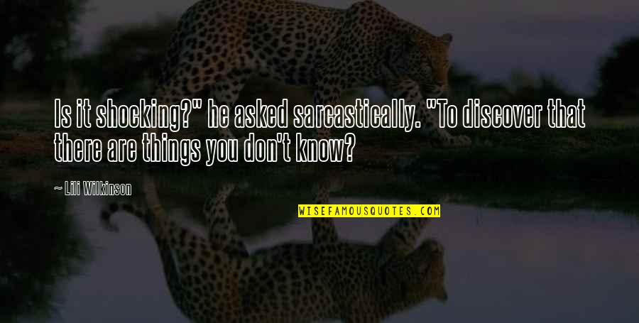 Angi Stock Quote Quotes By Lili Wilkinson: Is it shocking?" he asked sarcastically. "To discover Angi Stock Quote Quotes By Lili Wilkinson: Is it shocking?" he asked sarcastically. "To discover
