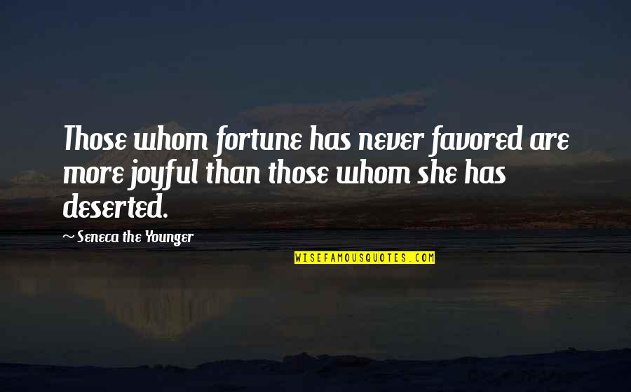 Angkor Quotes By Seneca The Younger: Those whom fortune has never favored are more