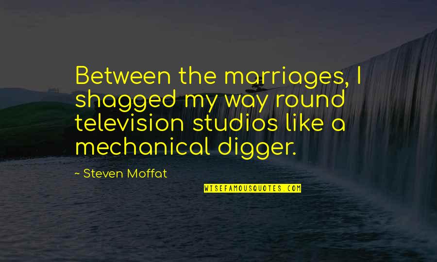 Anglian Quotes By Steven Moffat: Between the marriages, I shagged my way round