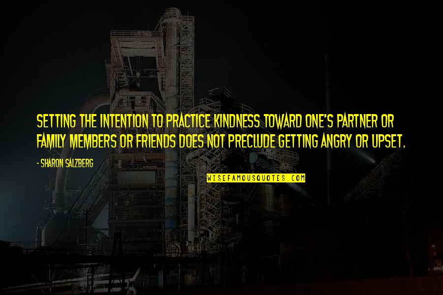 Angry With Friends Quotes By Sharon Salzberg: Setting the intention to practice kindness toward one's Angry With Friends Quotes By Sharon Salzberg: Setting the intention to practice kindness toward one's
