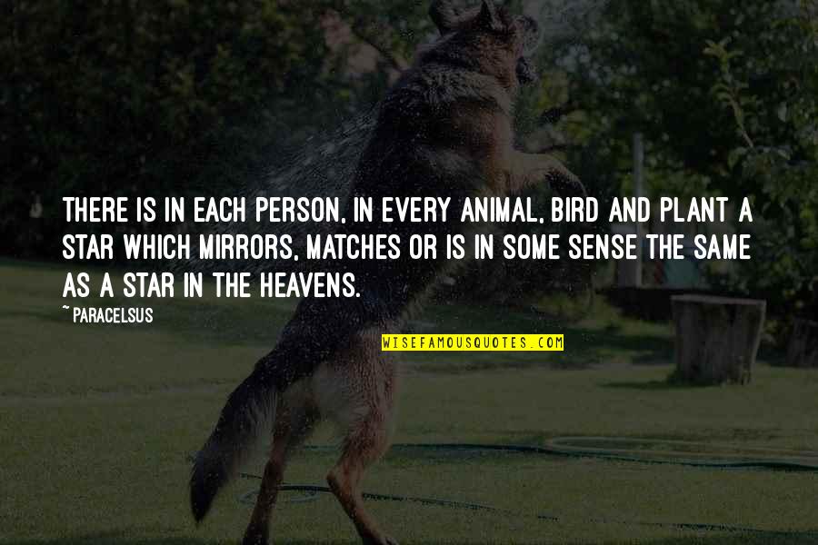 Animal Sense Quotes By Paracelsus: There is in each person, in every animal,