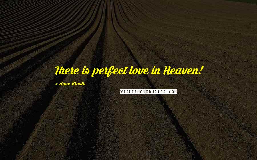 Anne Bronte quotes: There is perfect love in Heaven!