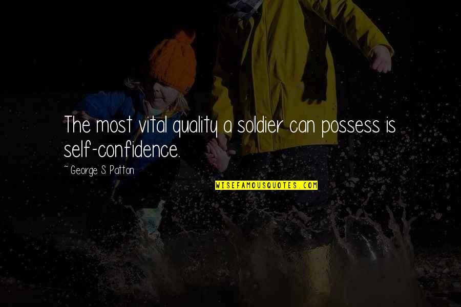 Anne Of Green Gables Book Quotes By George S. Patton: The most vital quality a soldier can possess Anne Of Green Gables Book Quotes By George S. Patton: The most vital quality a soldier can possess