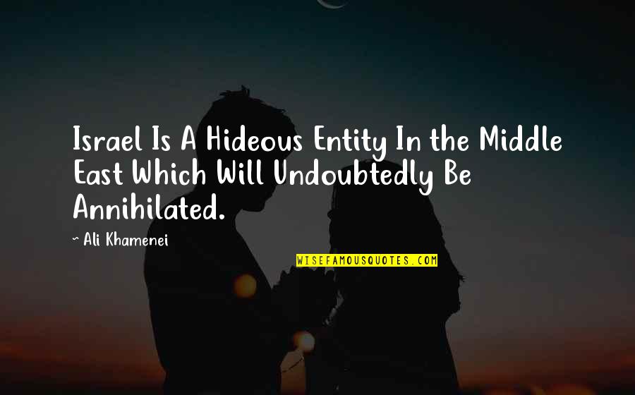 Annihilated Quotes By Ali Khamenei: Israel Is A Hideous Entity In the Middle