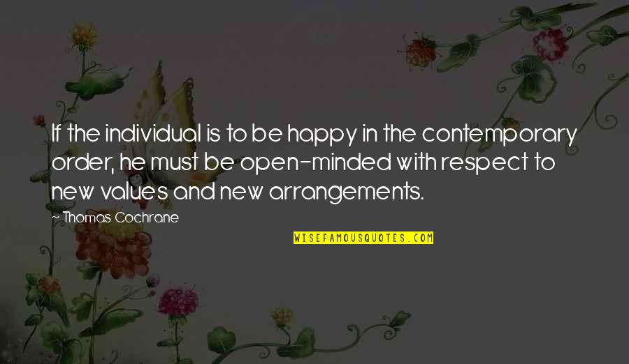 Anno Domini Quotes By Thomas Cochrane: If the individual is to be happy in