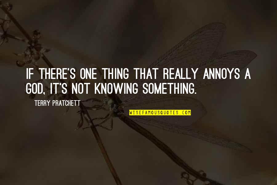 Annoys Quotes By Terry Pratchett: If there's one thing that really annoys a