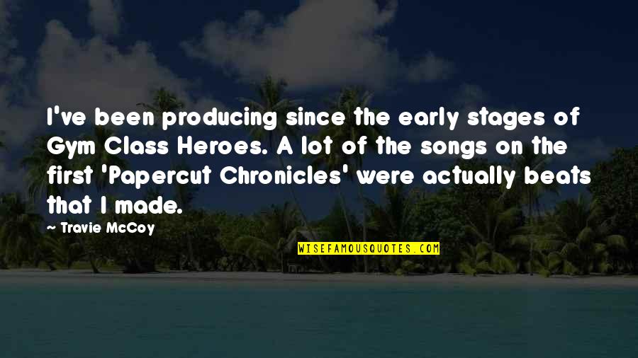 Ano Ako Para Sayo Quotes By Travie McCoy: I've been producing since the early stages of