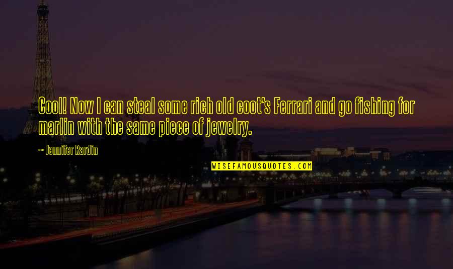 Anostosis Quotes By Jennifer Rardin: Cool! Now I can steal some rich old
