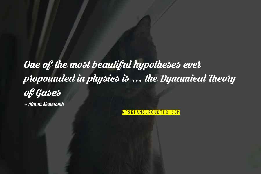 Ansan College Quotes By Simon Newcomb: One of the most beautiful hypotheses ever propounded Ansan College Quotes By Simon Newcomb: One of the most beautiful hypotheses ever propounded