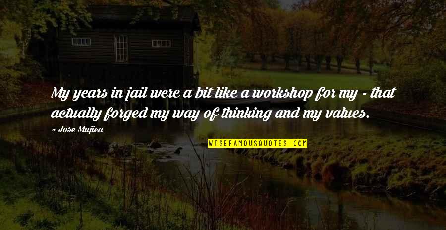Antar Negara Hukum Quotes By Jose Mujica: My years in jail were a bit like Antar Negara Hukum Quotes By Jose Mujica: My years in jail were a bit like