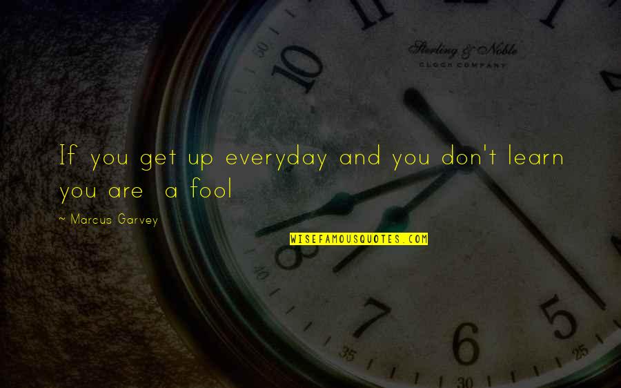 Anthea Yang Quotes By Marcus Garvey: If you get up everyday and you don't