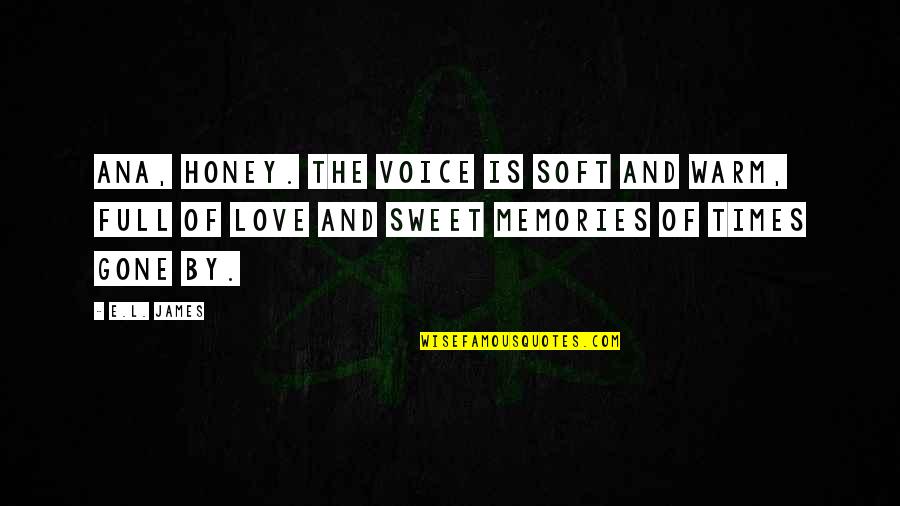 Anti Feeler Quotes By E.L. James: Ana, honey. The voice is soft and warm,