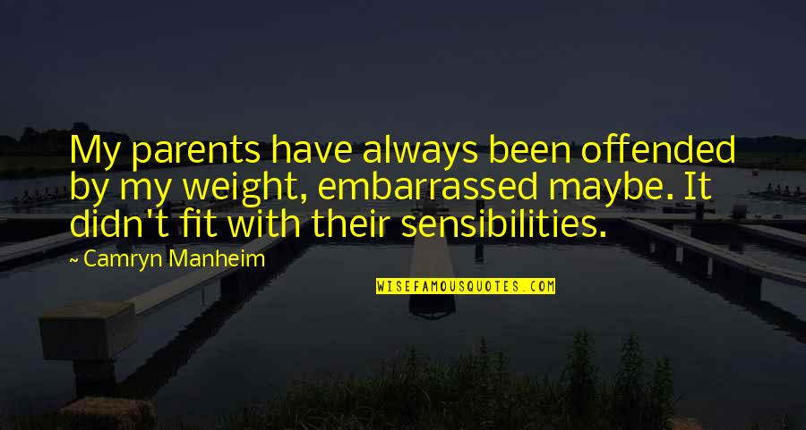 Antiguidades Em Quotes By Camryn Manheim: My parents have always been offended by my