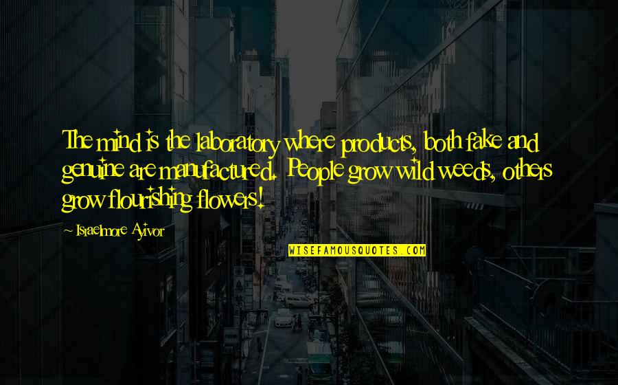 Antimonio Wikipedia Quotes By Israelmore Ayivor: The mind is the laboratory where products, both