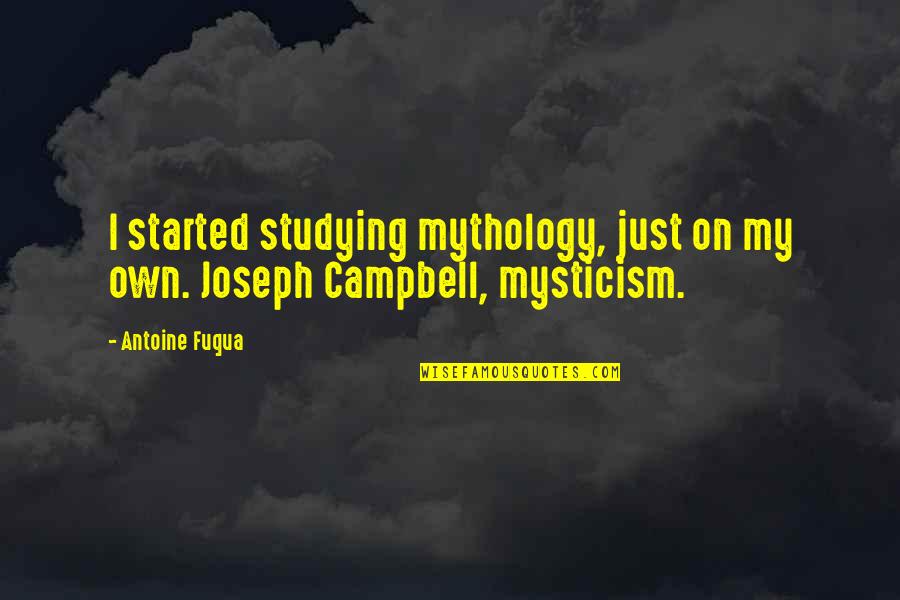 Antoine Fuqua Quotes By Antoine Fuqua: I started studying mythology, just on my own.