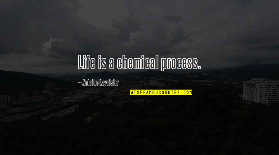 Antoine Quotes By Antoine Lavoisier: Life is a chemical process.