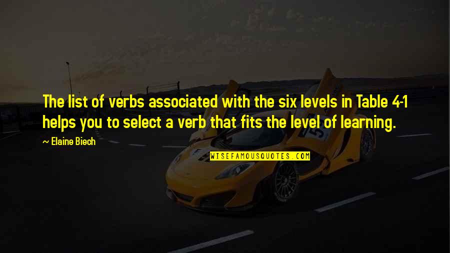 Anton Yelchin Quotes By Elaine Biech: The list of verbs associated with the six