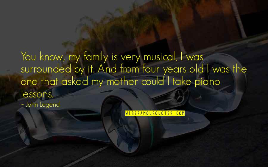 Antonian Basketball Quotes By John Legend: You know, my family is very musical, I