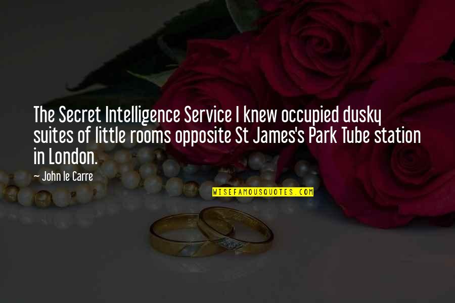 Antonio Carluccio Quotes By John Le Carre: The Secret Intelligence Service I knew occupied dusky