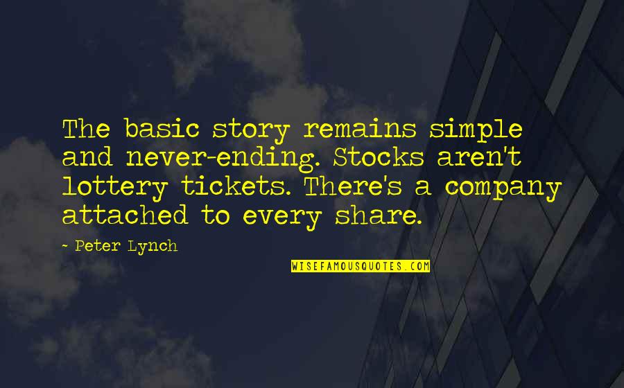 Antoun Oska Quotes By Peter Lynch: The basic story remains simple and never-ending. Stocks Antoun Oska Quotes By Peter Lynch: The basic story remains simple and never-ending. Stocks