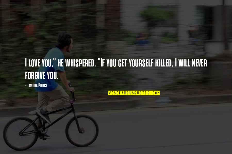 Anubissims Quotes By Tamora Pierce: I love you," he whispered. "If you get