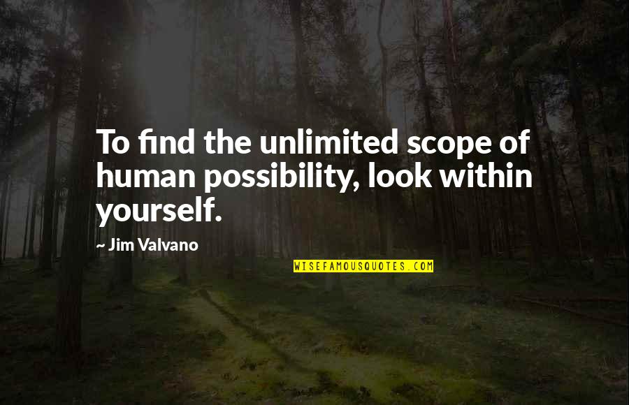 Anupama Parameswaran Love Quotes By Jim Valvano: To find the unlimited scope of human possibility,